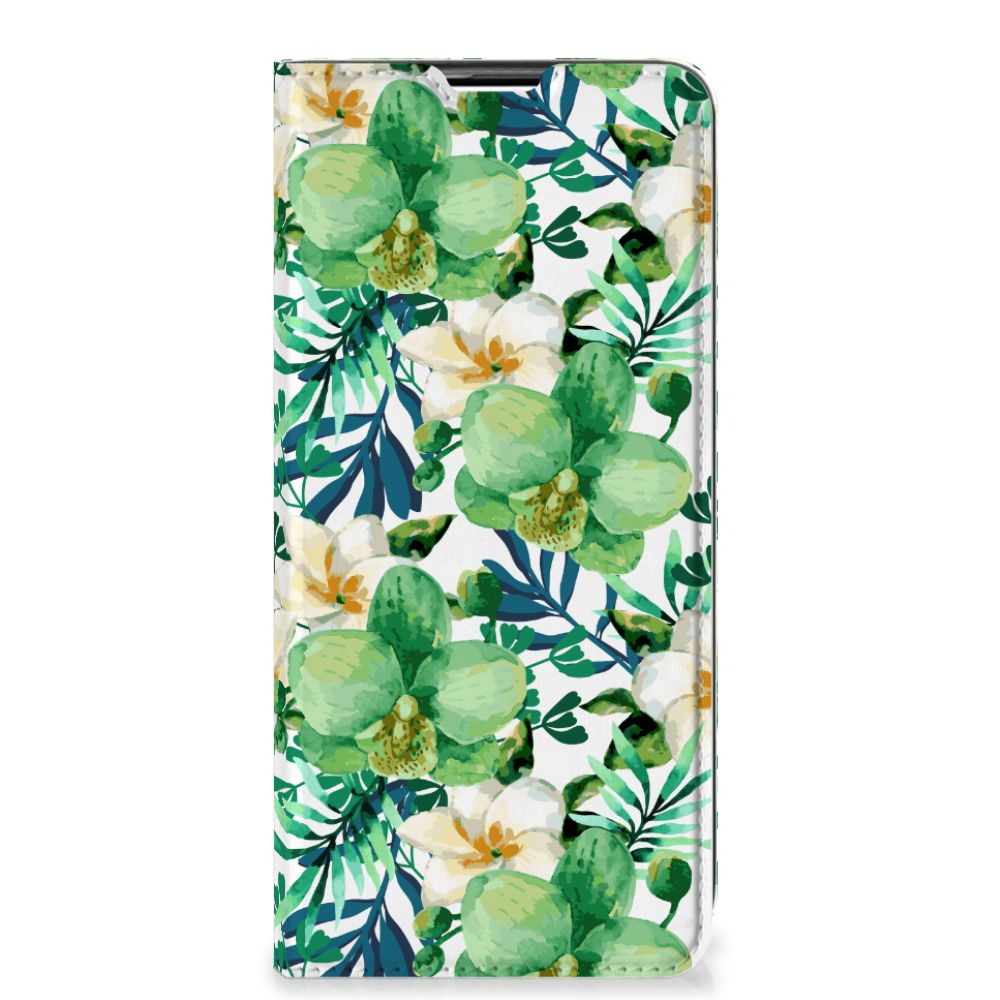 Samsung Galaxy Note 10 Lite Smart Cover Orchidee Groen
