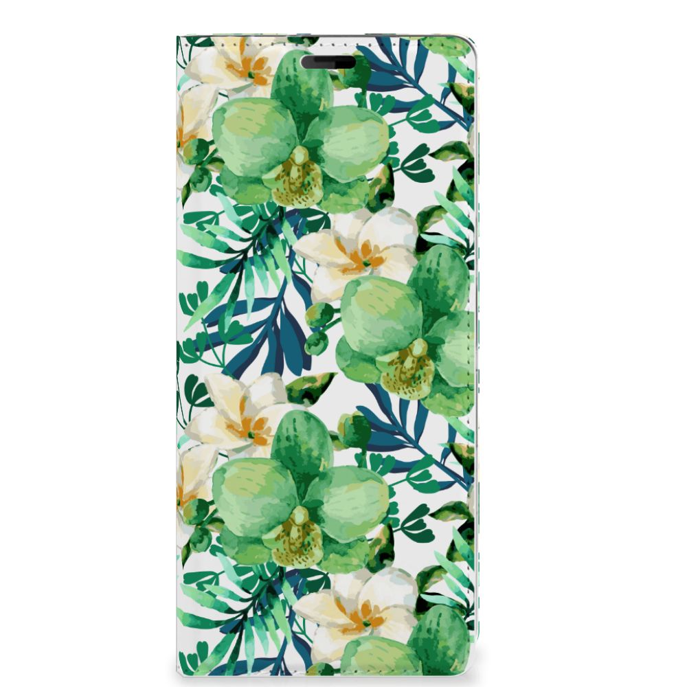 Sony Xperia 10 Plus Smart Cover Orchidee Groen