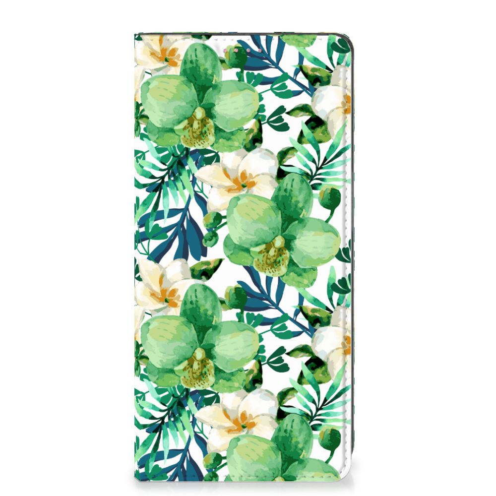 OPPO A54 5G | A74 5G | A93 5G Smart Cover Orchidee Groen
