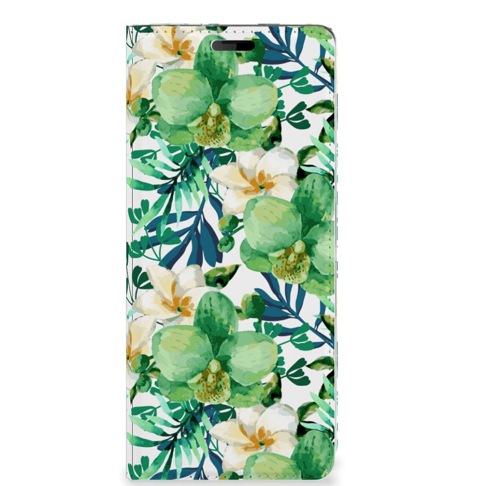 Sony Xperia 10 Smart Cover Orchidee Groen