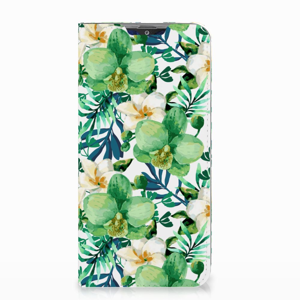 Samsung Galaxy A30 Smart Cover Orchidee Groen