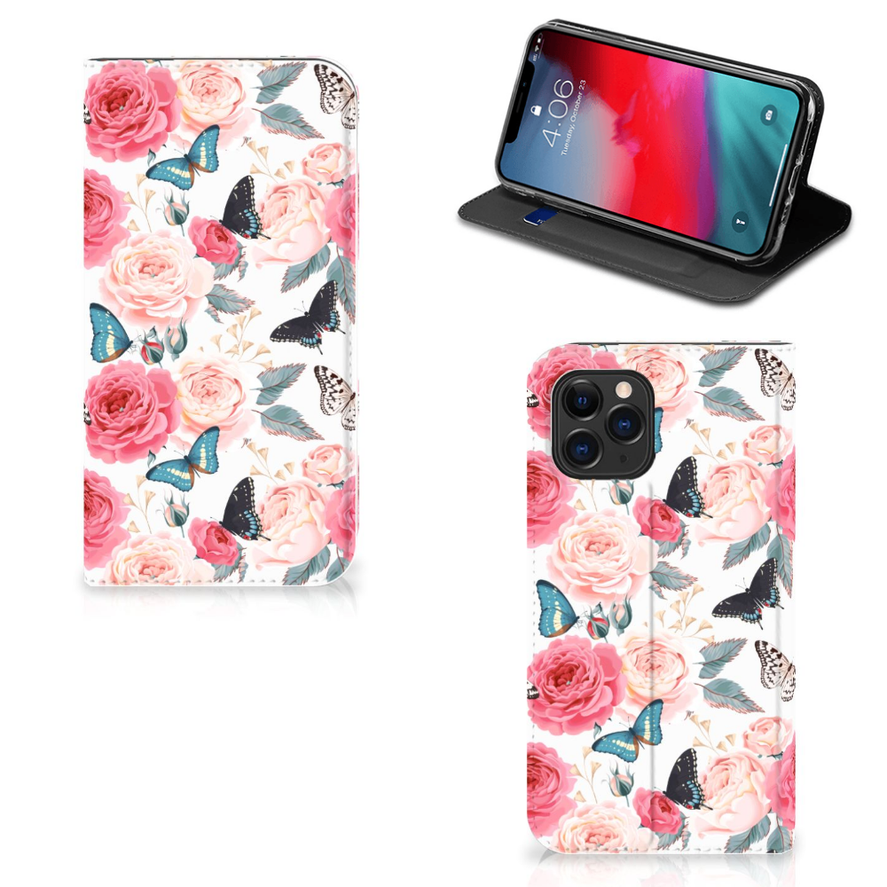 Apple iPhone 11 Pro Smart Cover Butterfly Roses