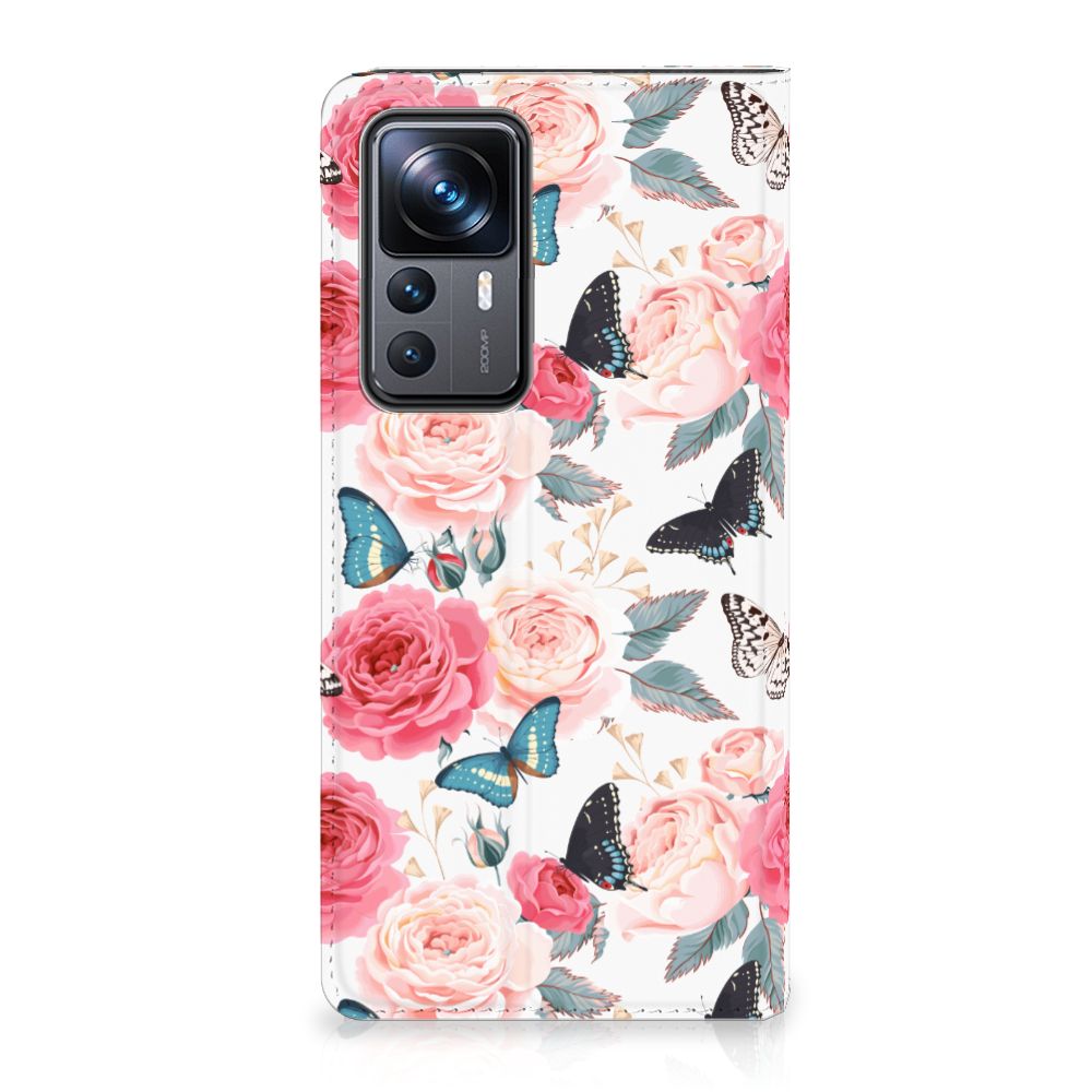 Xiaomi 12T | 12T Pro Smart Cover Butterfly Roses