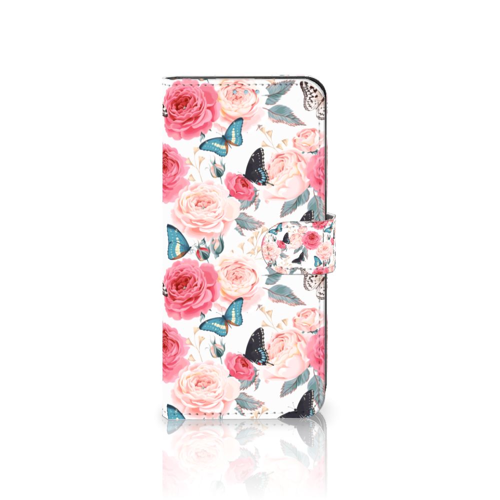 Samsung Galaxy A21s Hoesje Butterfly Roses