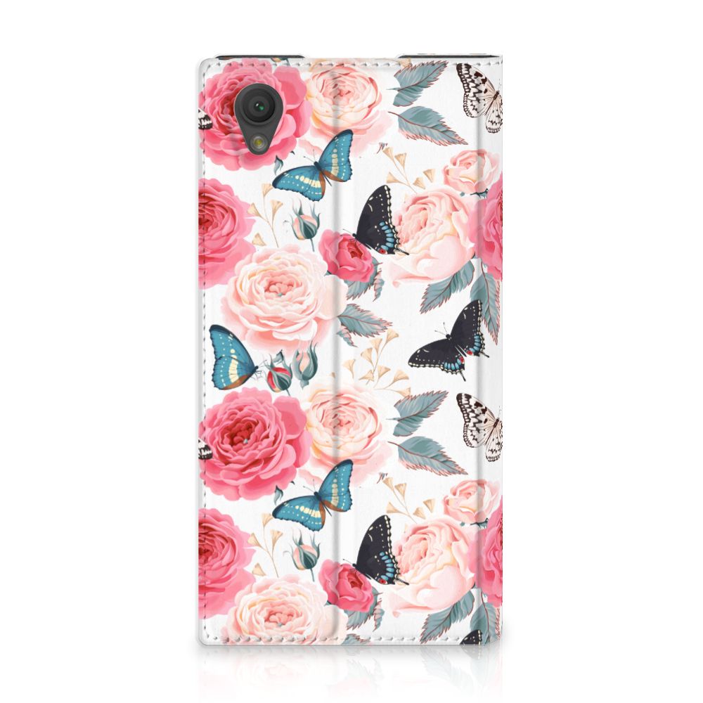 Sony Xperia L1 Smart Cover Butterfly Roses