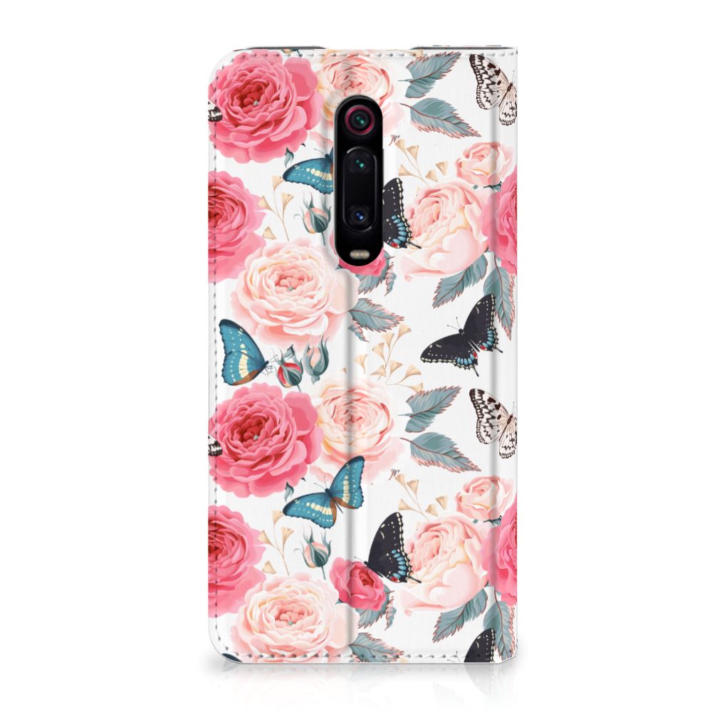 Xiaomi Mi 9T Pro Smart Cover Butterfly Roses