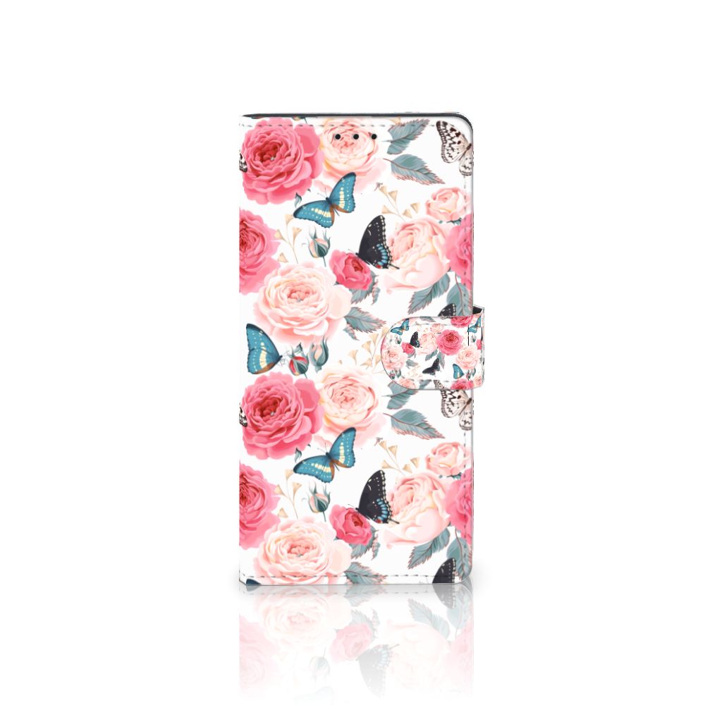 Samsung Galaxy A02s | M02s Hoesje Butterfly Roses