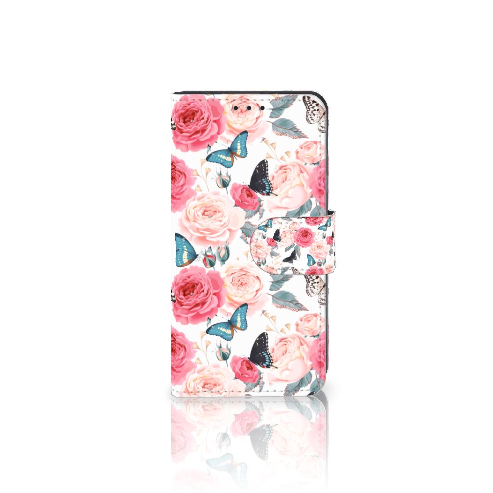 Samsung Galaxy A3 2017 Hoesje Butterfly Roses