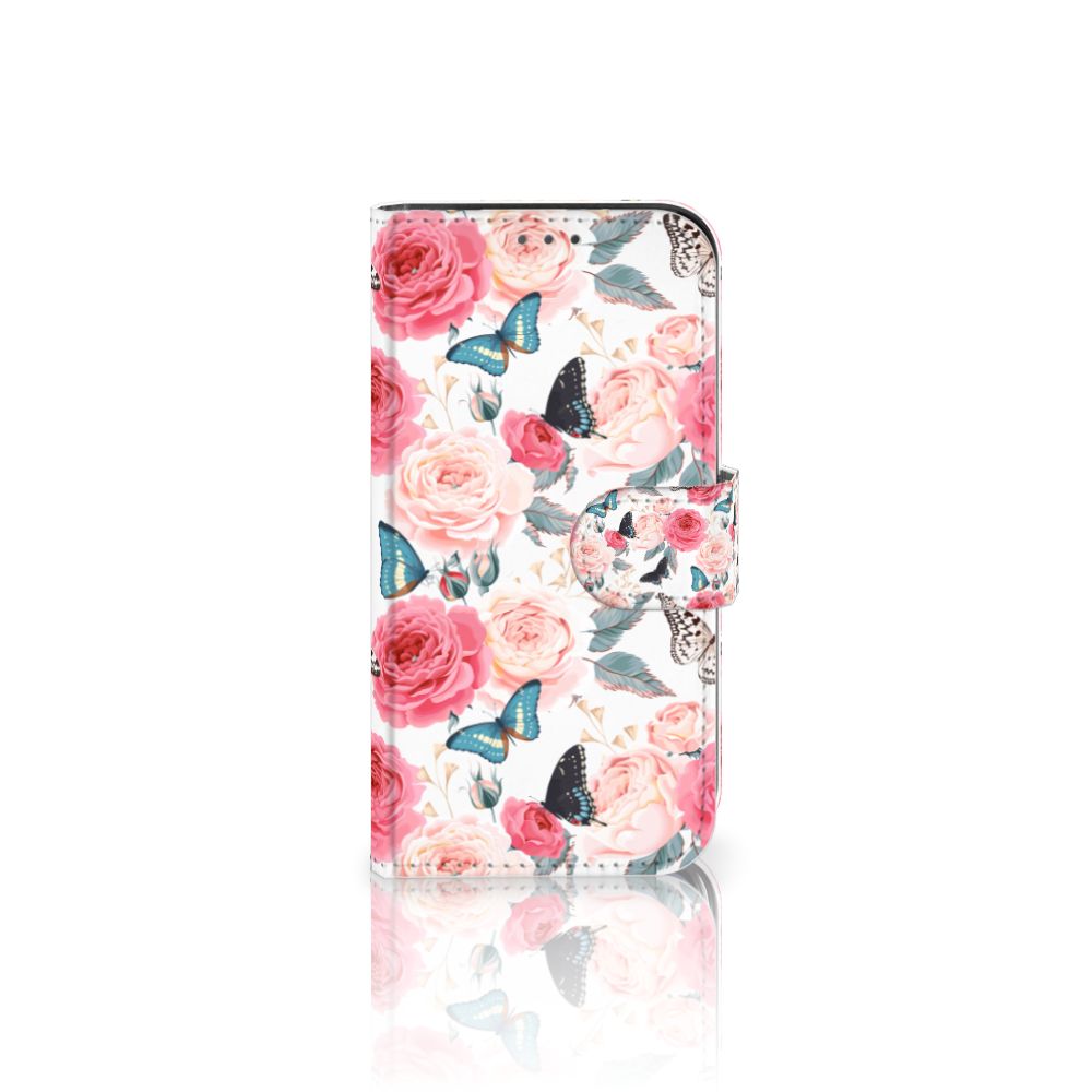 Apple iPhone 12 Mini Hoesje Butterfly Roses