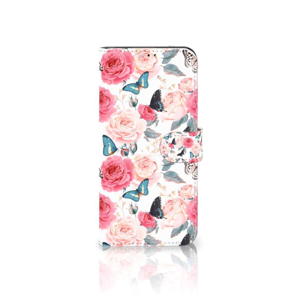 Samsung Galaxy A03 Hoesje Butterfly Roses