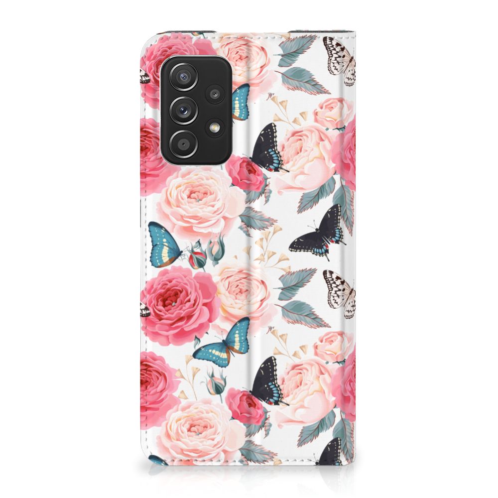 Samsung Galaxy A72 (5G/4G) Smart Cover Butterfly Roses
