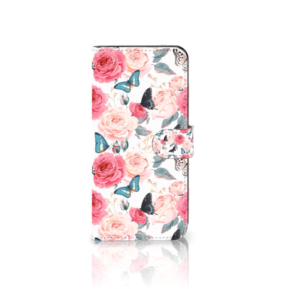 Nokia G60 Hoesje Butterfly Roses