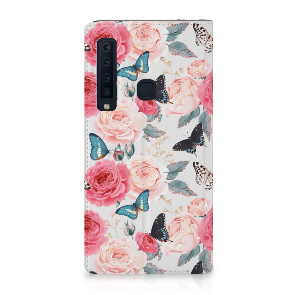 Samsung Galaxy A9 (2018) Smart Cover Butterfly Roses