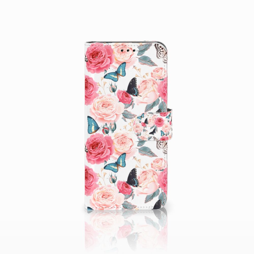 Samsung Galaxy J6 2018 Hoesje Butterfly Roses