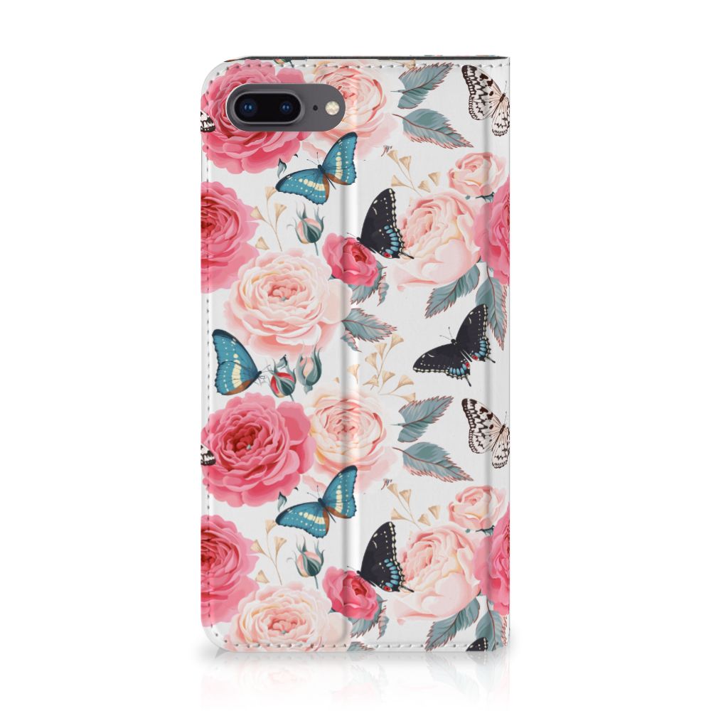 Apple iPhone 7 Plus | 8 Plus Smart Cover Butterfly Roses
