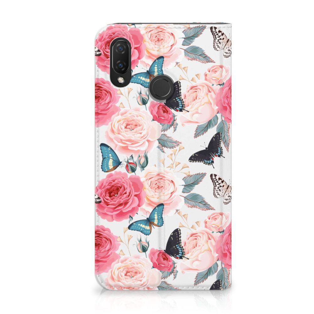 Huawei P Smart Plus Smart Cover Butterfly Roses