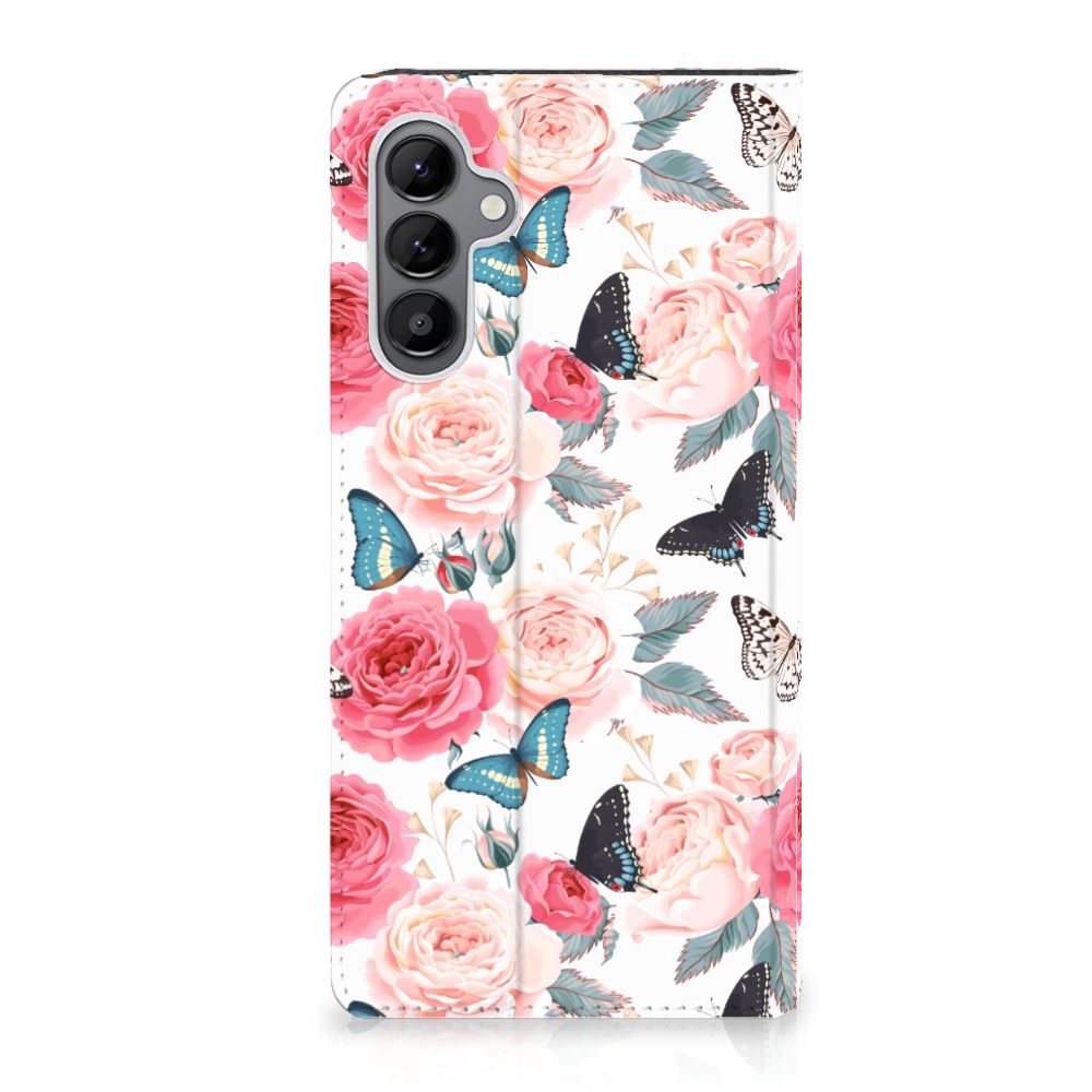 Samsung Galaxy A34 Smart Cover Butterfly Roses