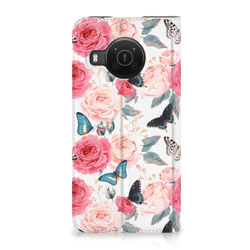 Nokia X20 | X10 Smart Cover Butterfly Roses