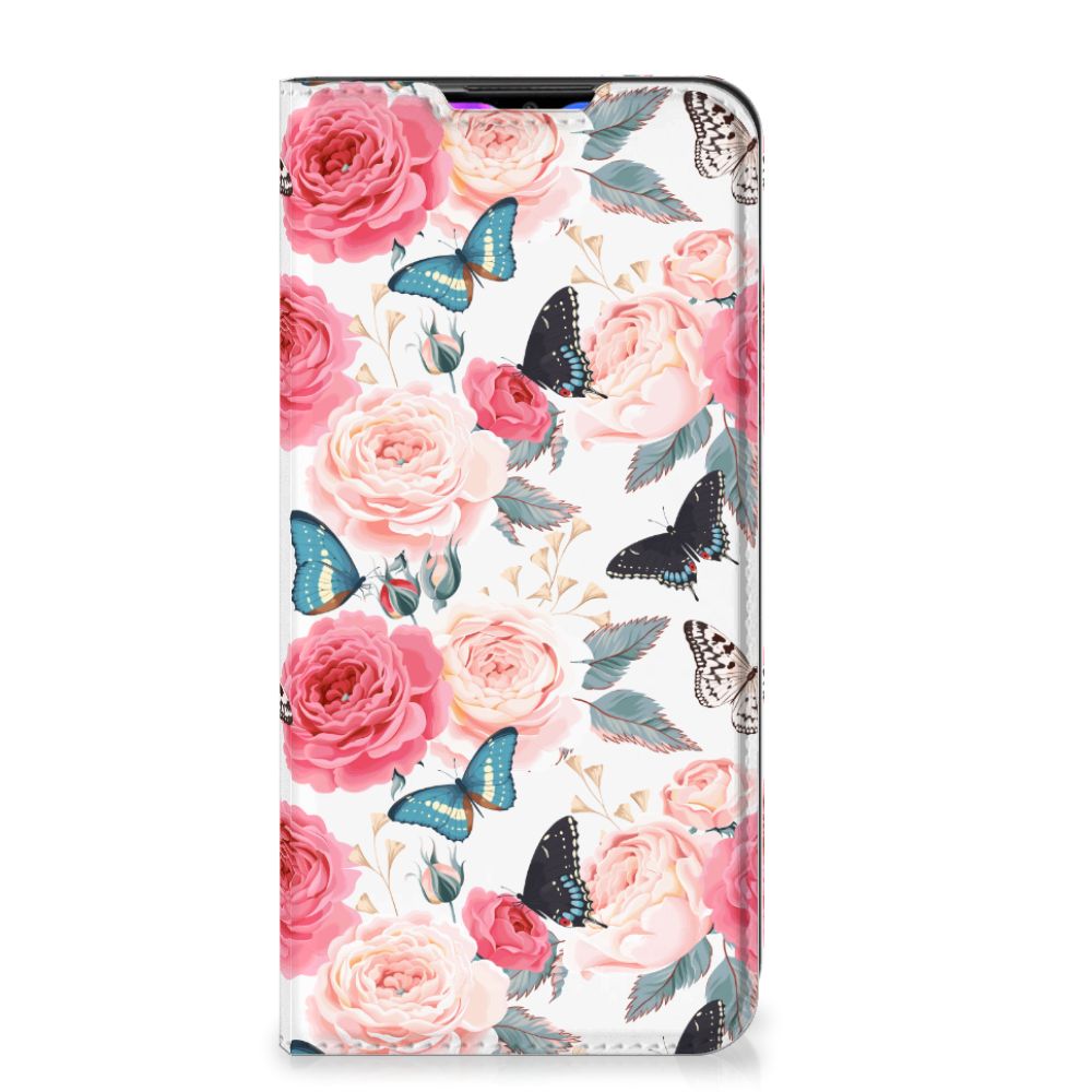 Xiaomi Redmi 9 Smart Cover Butterfly Roses