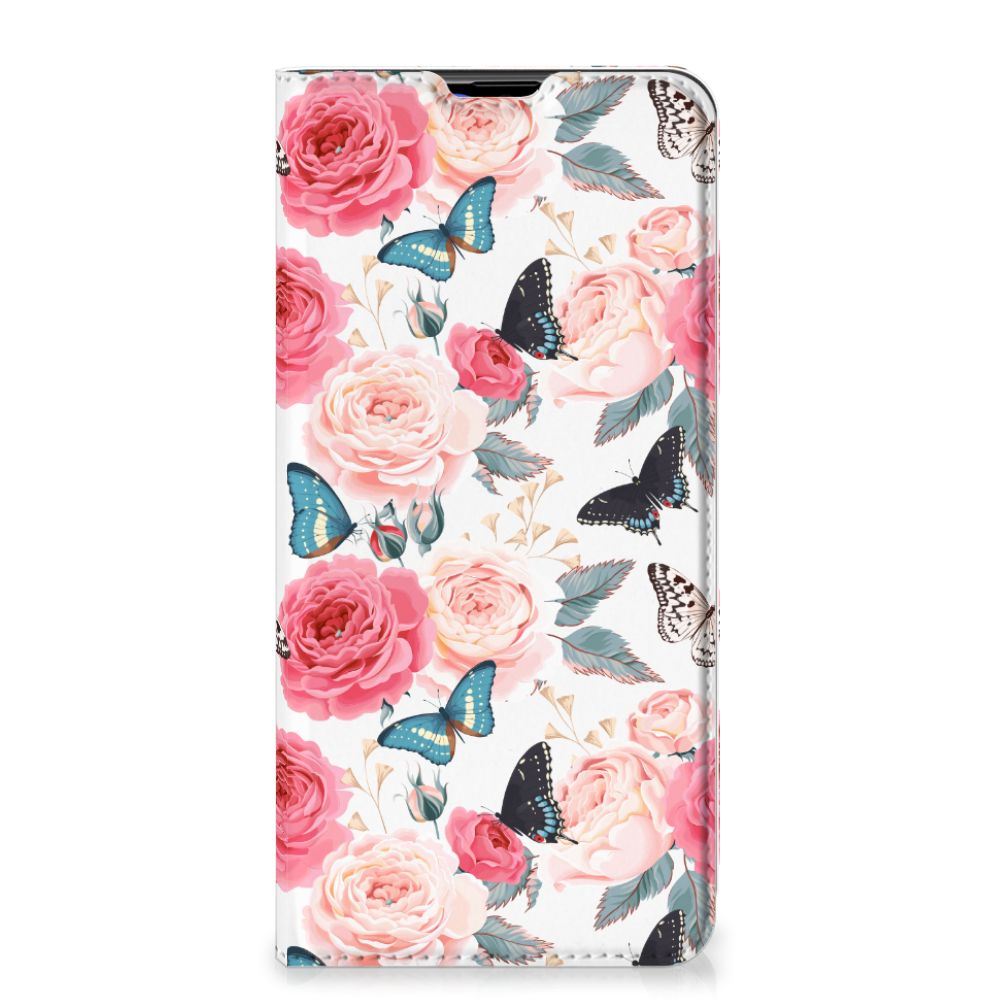 Samsung Galaxy A20s Smart Cover Butterfly Roses
