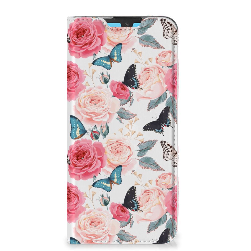 Huawei Y5 (2019) Smart Cover Butterfly Roses