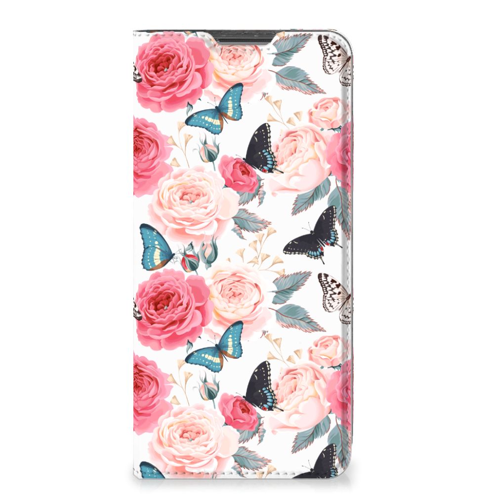 Xiaomi Redmi Note 11 Pro Smart Cover Butterfly Roses