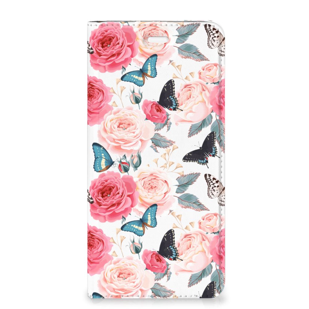Huawei P10 Plus Smart Cover Butterfly Roses