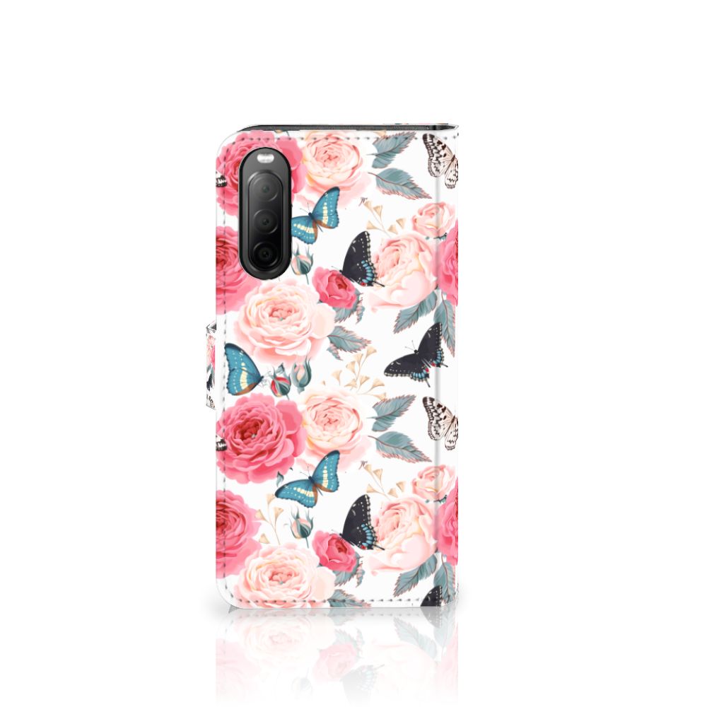 Sony Xperia 10 IV Hoesje Butterfly Roses