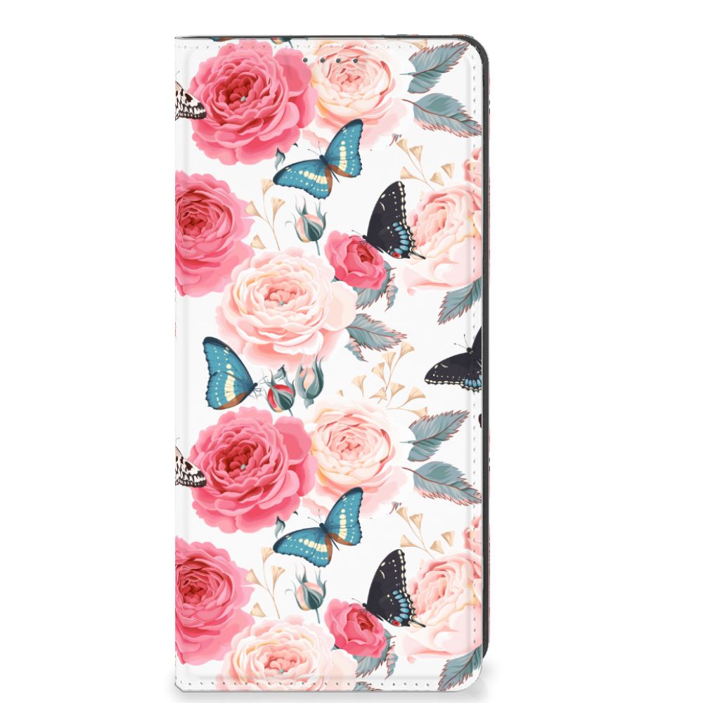OPPO A78 | A58 5G Smart Cover Butterfly Roses