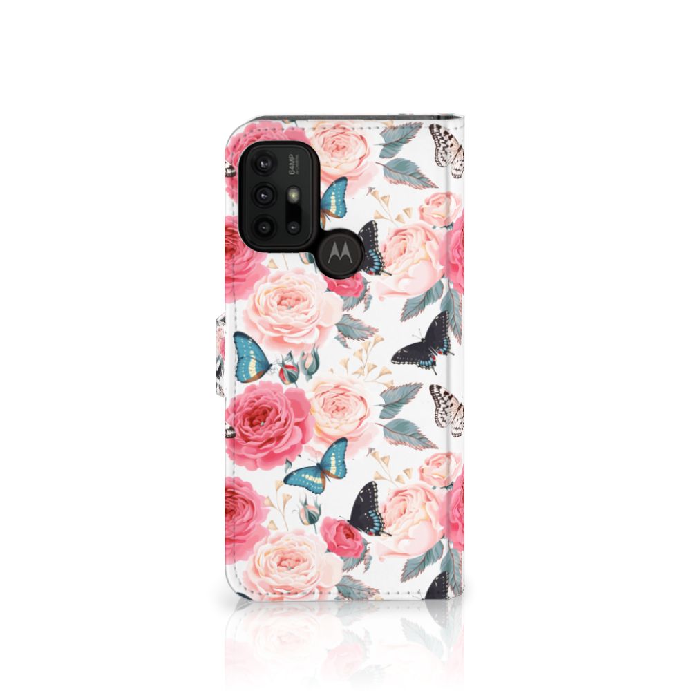 Motorola Moto G10 | G20 | G30 Hoesje Butterfly Roses
