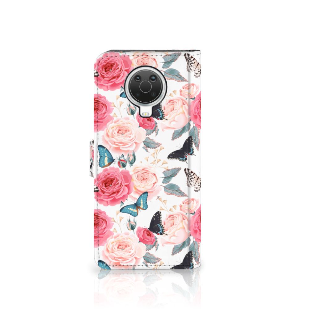 Nokia G10 | G20 Hoesje Butterfly Roses