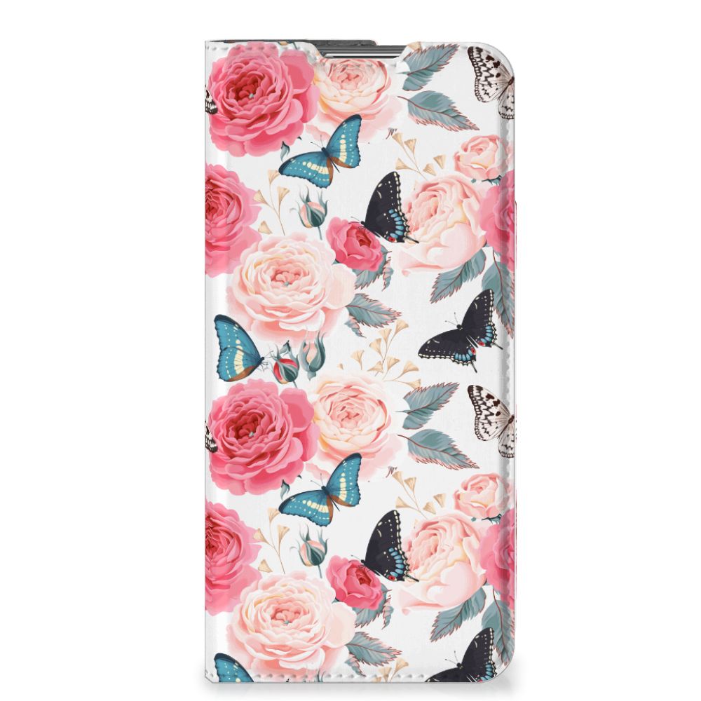 OPPO Find X5 Pro Smart Cover Butterfly Roses