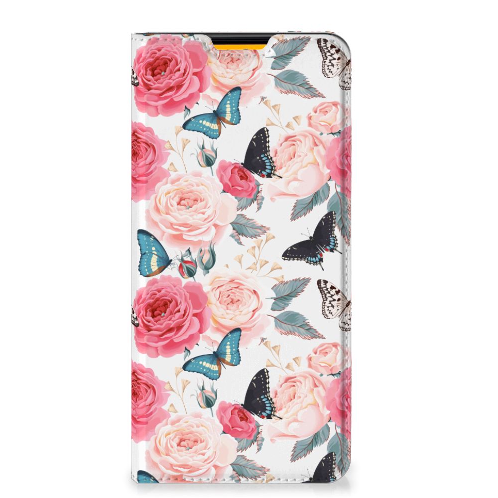 Samsung Galaxy M52 Smart Cover Butterfly Roses