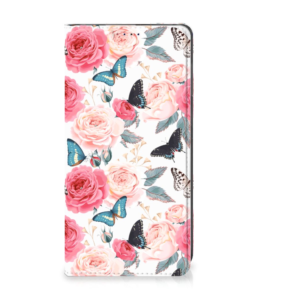 Samsung Galaxy A10 Smart Cover Butterfly Roses