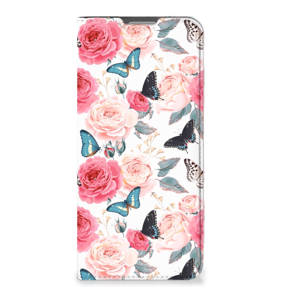 OPPO Reno8 Lite Smart Cover Butterfly Roses