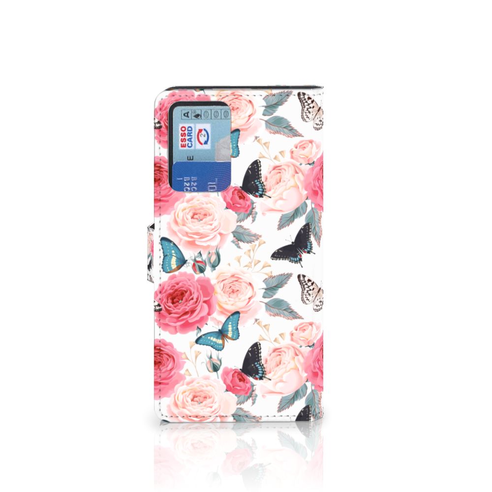 Xiaomi Redmi Note 10 Pro Hoesje Butterfly Roses