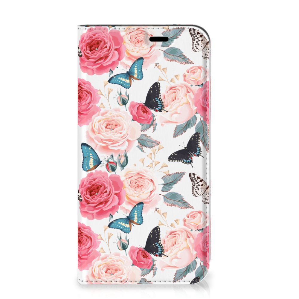 LG G8s Thinq Smart Cover Butterfly Roses