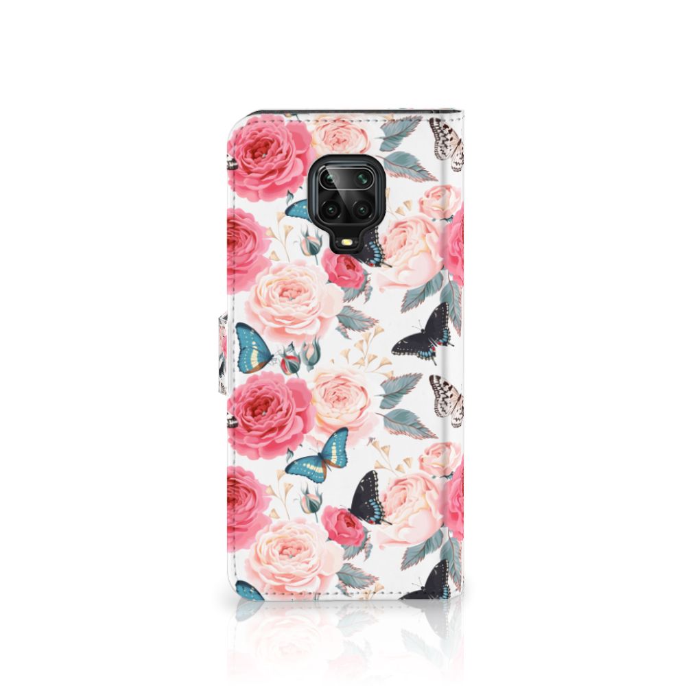 Xiaomi Redmi Note 9 Pro | Note 9S Hoesje Butterfly Roses