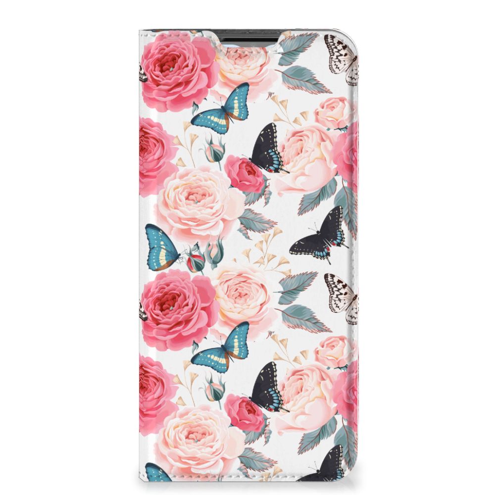 OPPO A54s | A16 | A16s Smart Cover Butterfly Roses