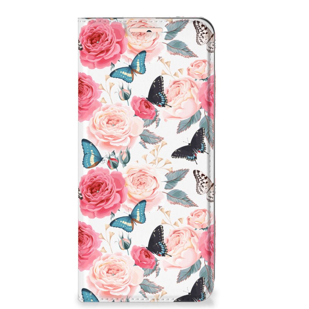 Xiaomi Redmi Note 10 4G | 10S | Poco M5s Smart Cover Butterfly Roses