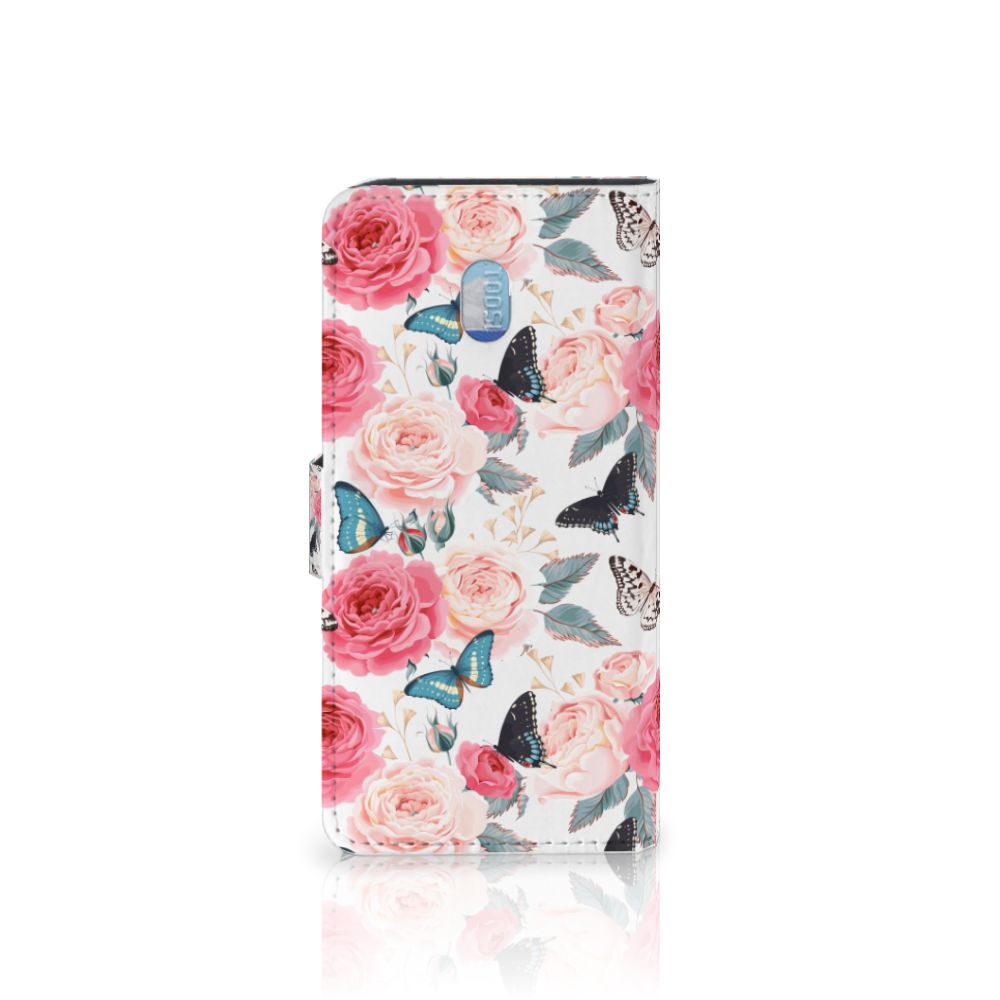 Xiaomi Redmi 8A Hoesje Butterfly Roses