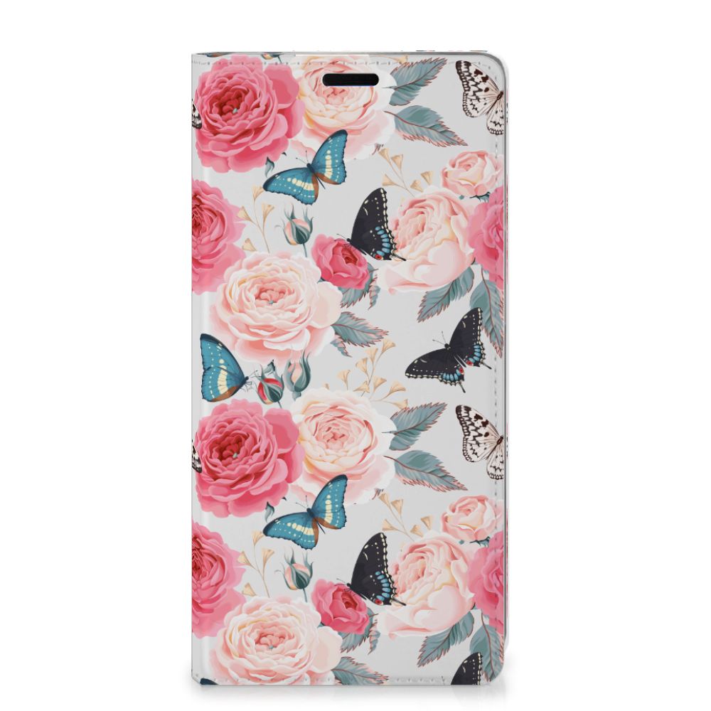 Samsung Galaxy A9 (2018) Smart Cover Butterfly Roses