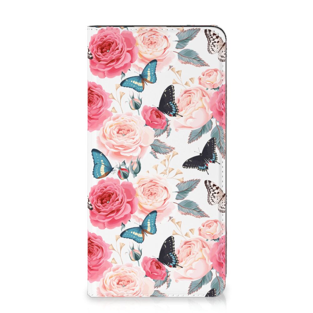OnePlus Nord 2 5G Smart Cover Butterfly Roses
