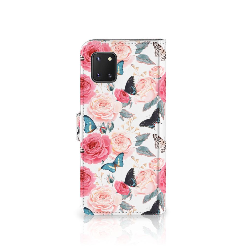 Samsung Note 10 Lite Hoesje Butterfly Roses