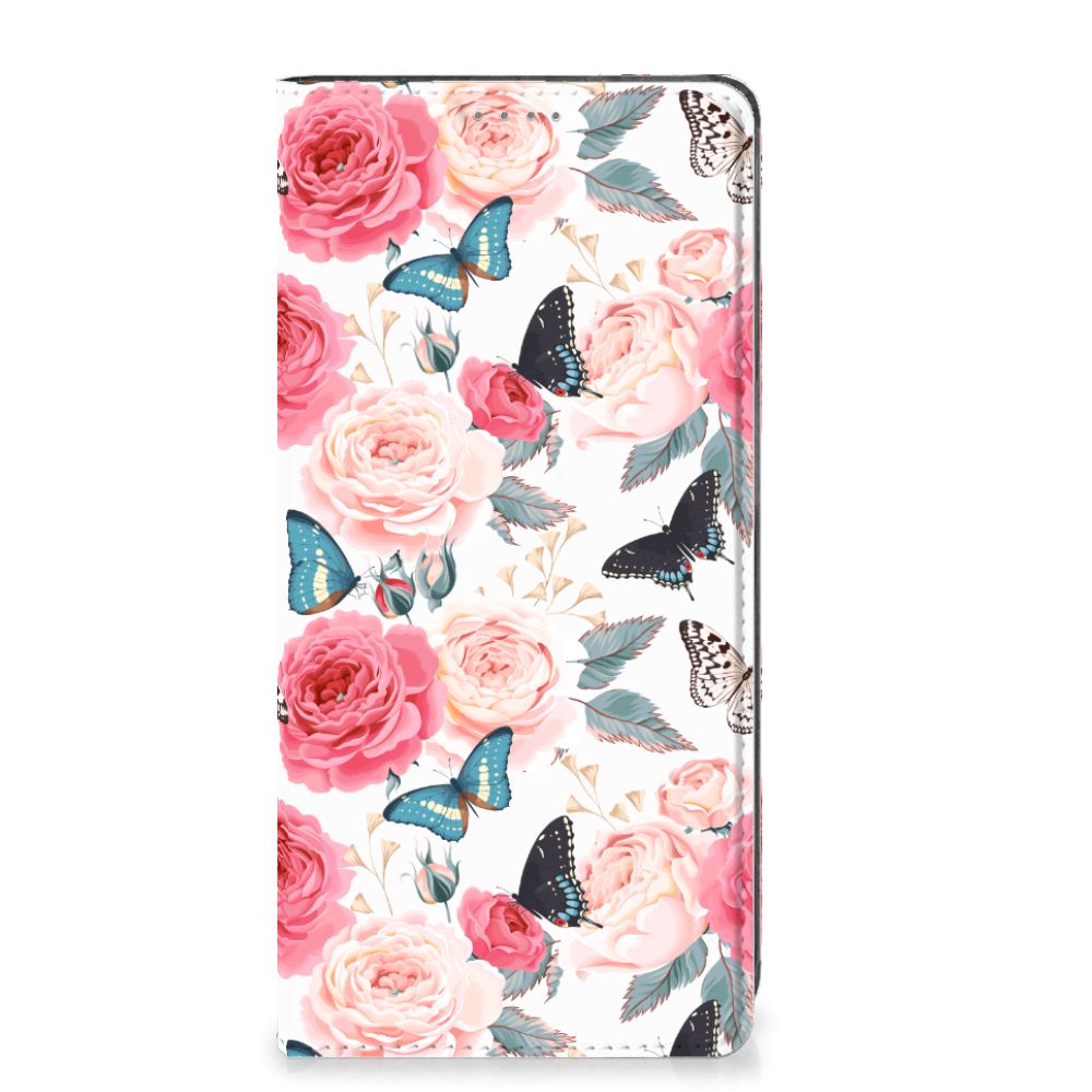 Samsung Galaxy A34 Smart Cover Butterfly Roses