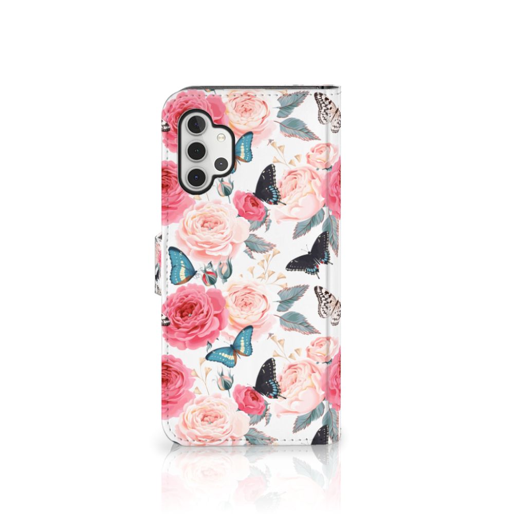 Samsung Galaxy A32 5G Hoesje Butterfly Roses