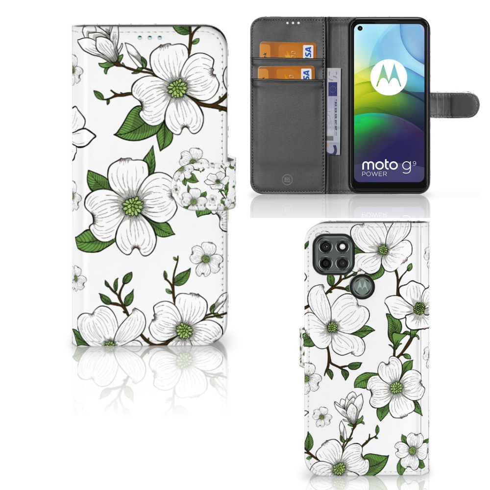 Motorola Moto G9 Power Hoesje Dogwood Flowers