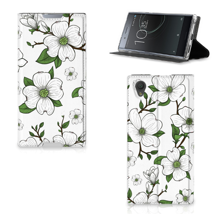 Sony Xperia L1 Standcase Hoesje Design Dogwood Flowers