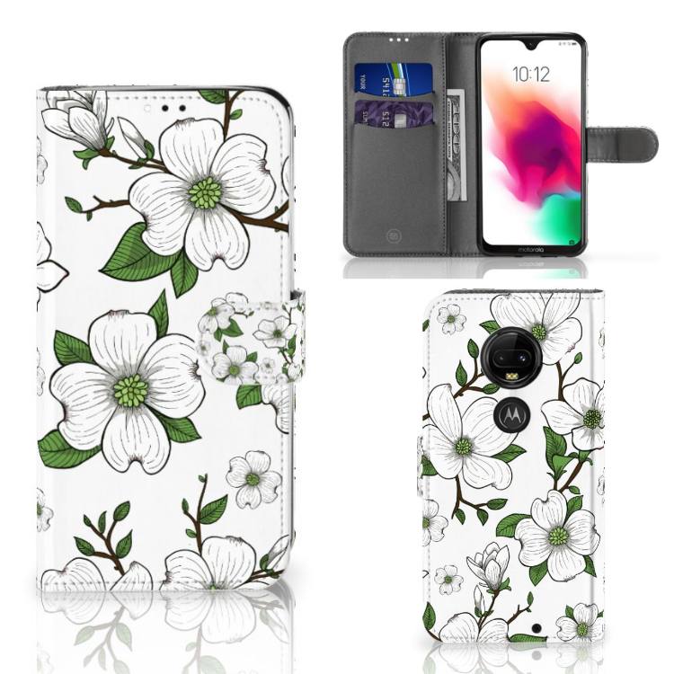 Motorola Moto G7 | G7 Plus Boekhoesje Design Dogwood Flowers