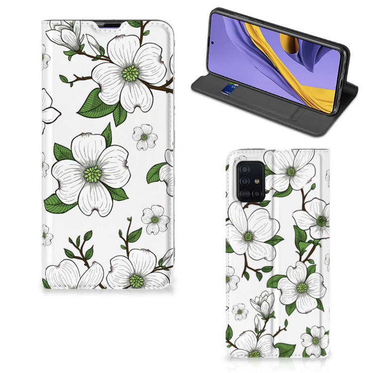 Samsung Galaxy A51 Smart Cover Dogwood Flowers